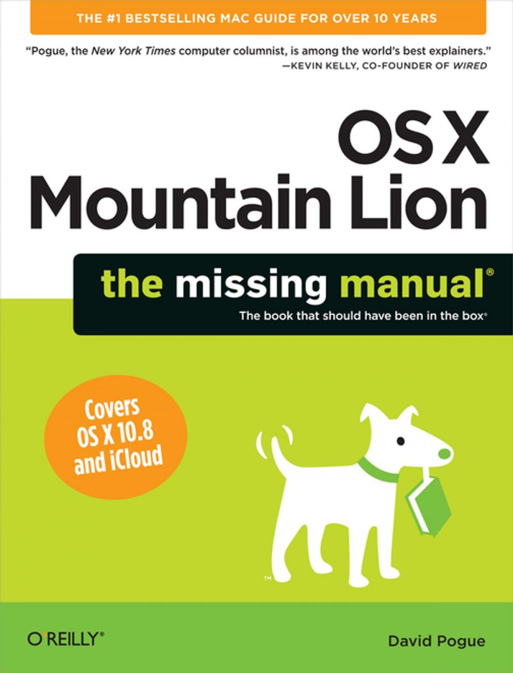 Big bigCover of OS X Mountain Lion: The Missing Manual