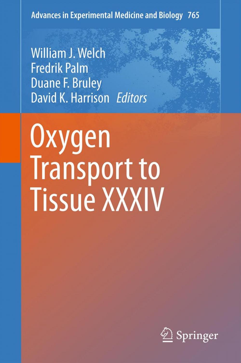 Big bigCover of Oxygen Transport to Tissue XXXIV