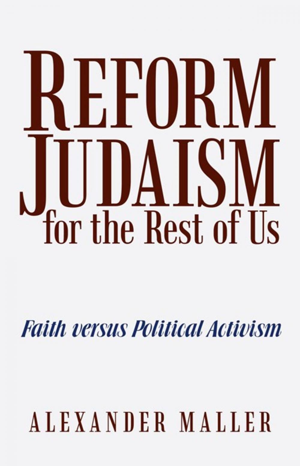 Big bigCover of Reform Judaism for the Rest of Us