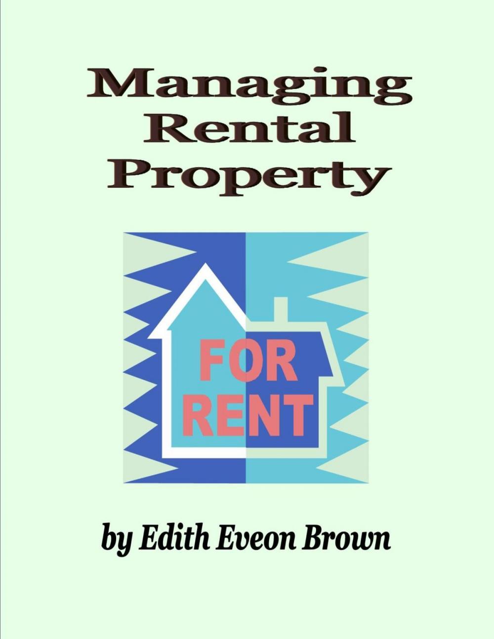 Big bigCover of Managing Rental Property