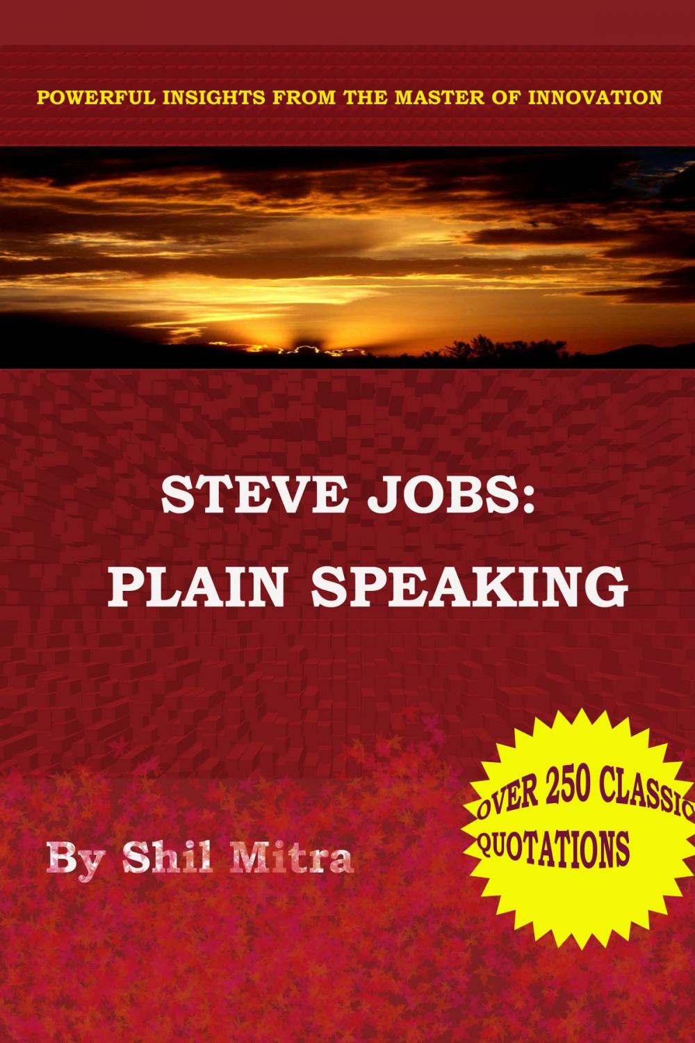 Big bigCover of Steve Jobs: Plain Speaking