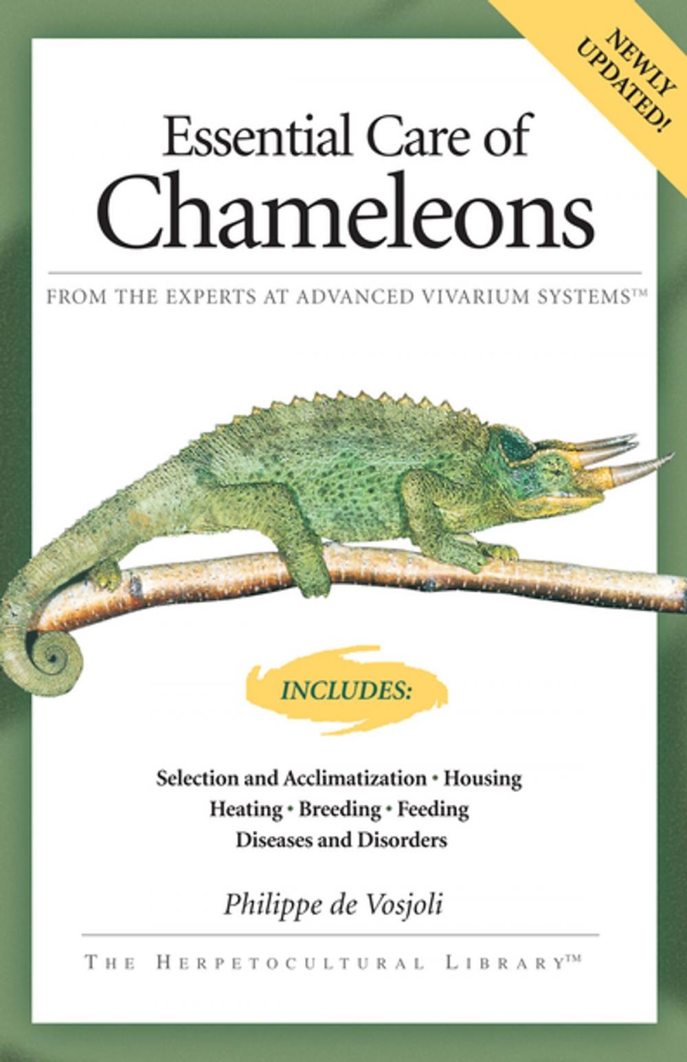 Big bigCover of Essential Care of Chameleons