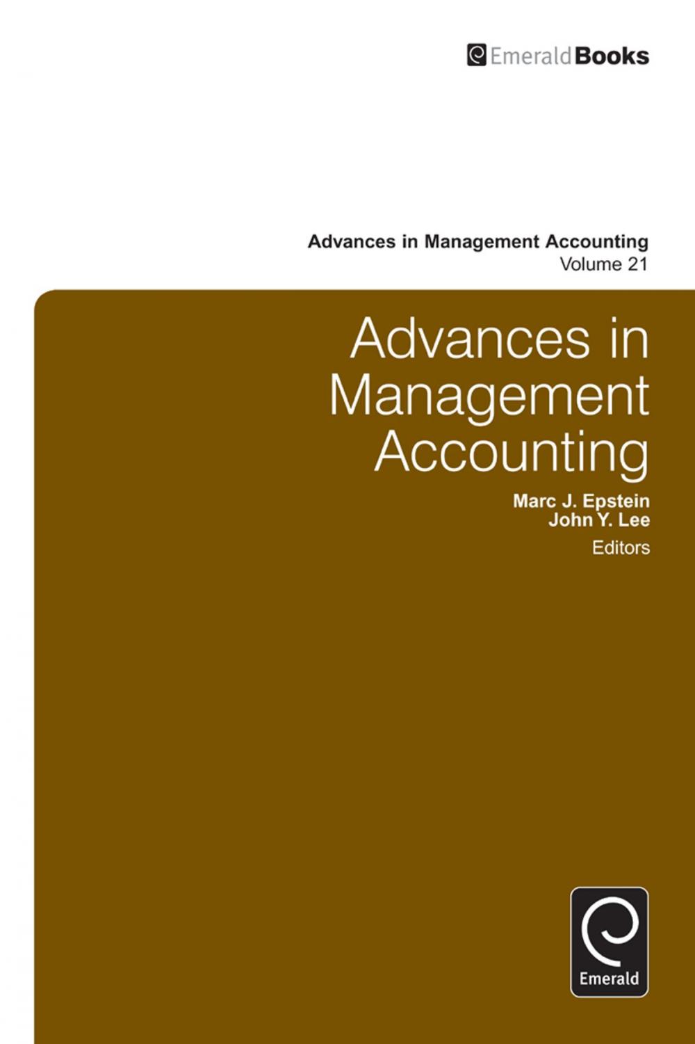 Big bigCover of Advances in Management Accounting