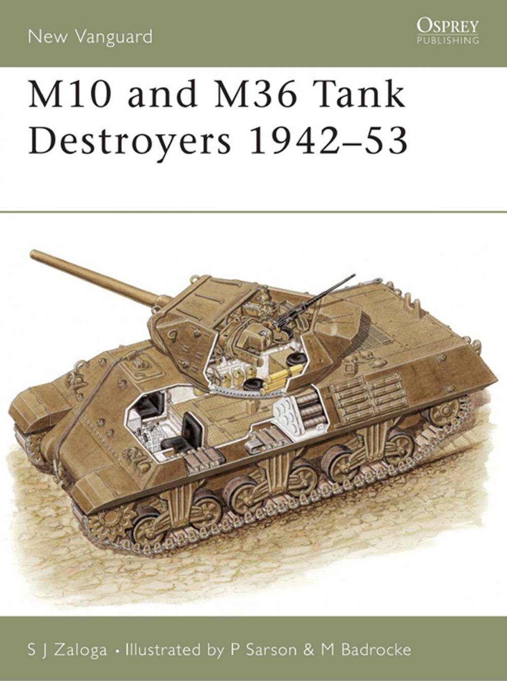 Big bigCover of M10 and M36 Tank Destroyers 1942–53