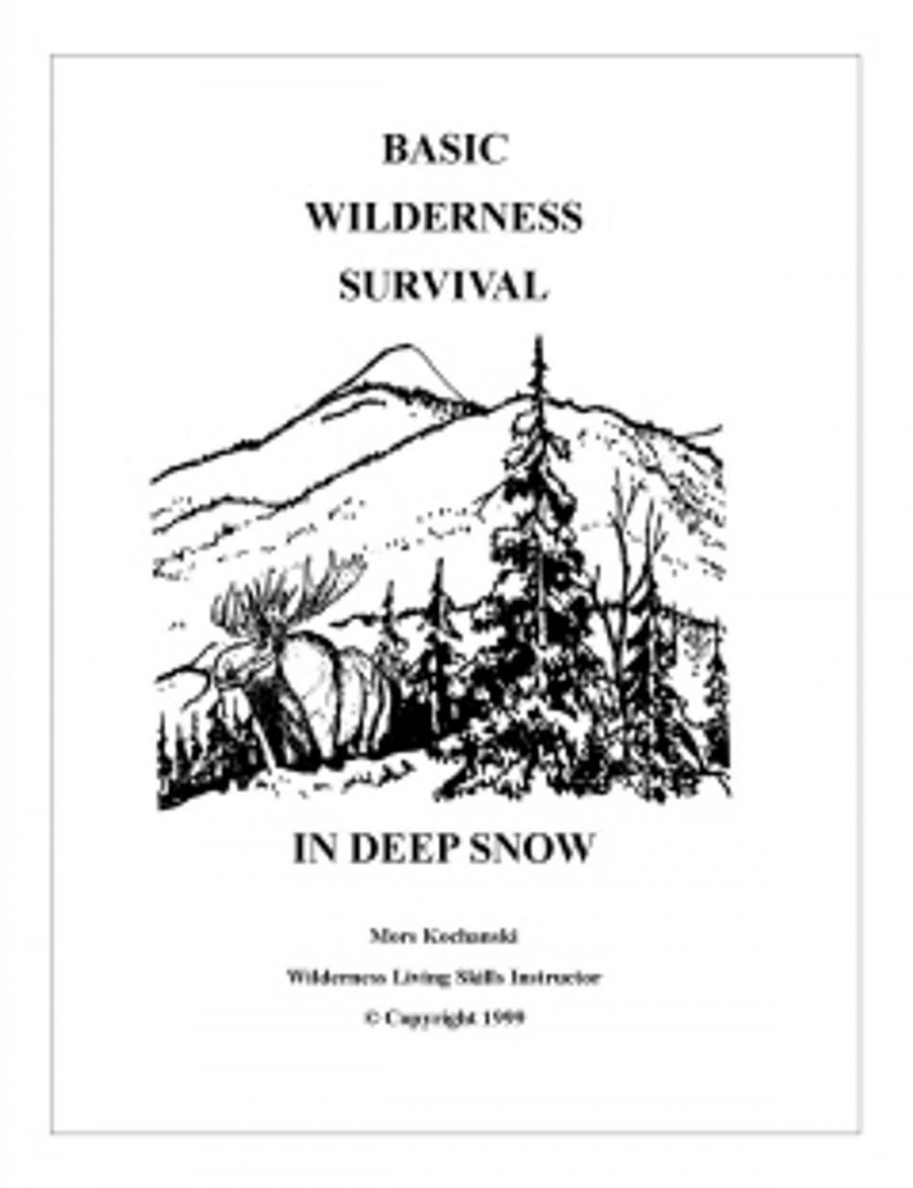 Big bigCover of Basic Wilderness Survival in Deep Snow