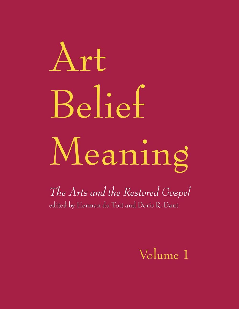 Big bigCover of Art, Belief, Meaning