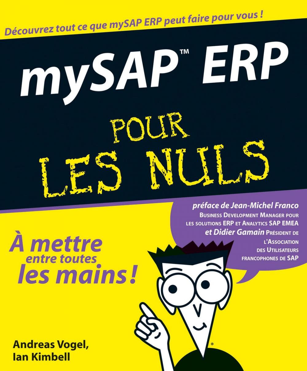 Big bigCover of MySAP ERP Pour les Nuls