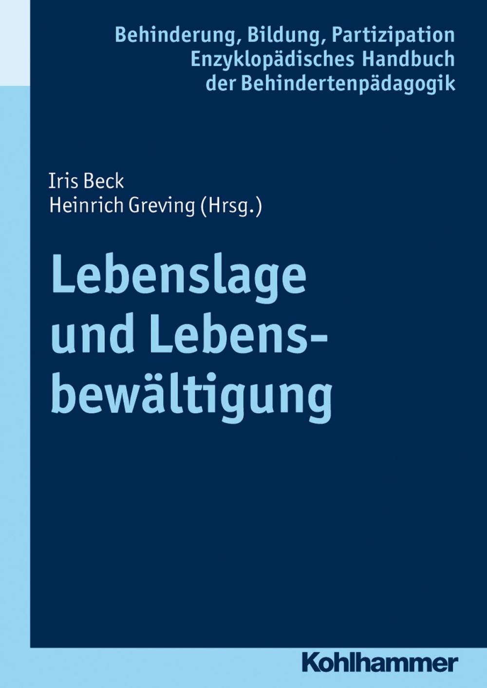 Big bigCover of Lebenslage und Lebensbewältigung