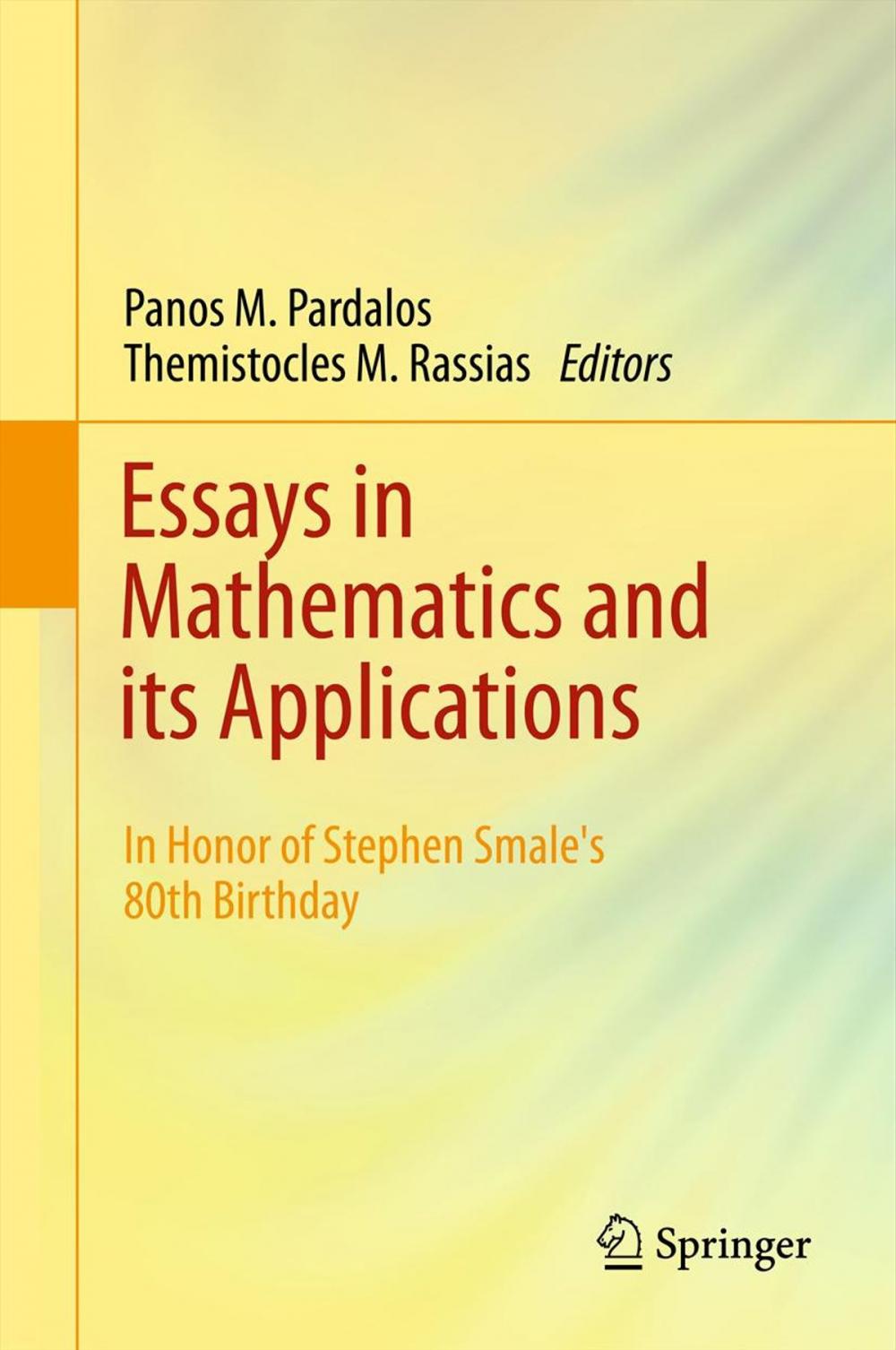 Big bigCover of Essays in Mathematics and its Applications