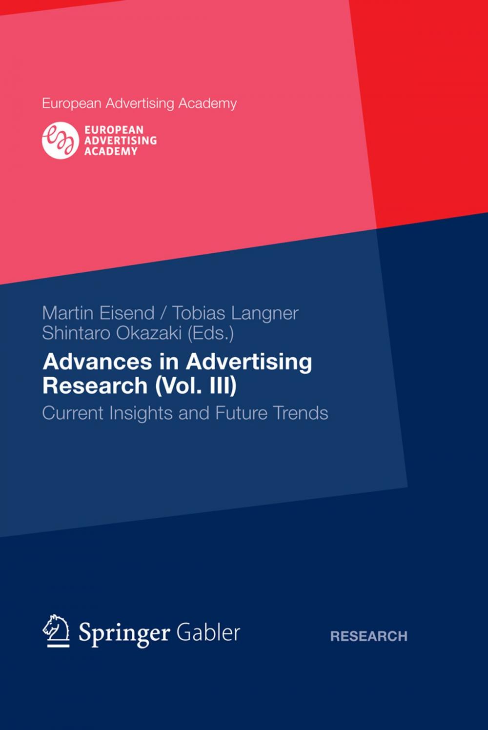 Big bigCover of Advances in Advertising Research (Vol. III)