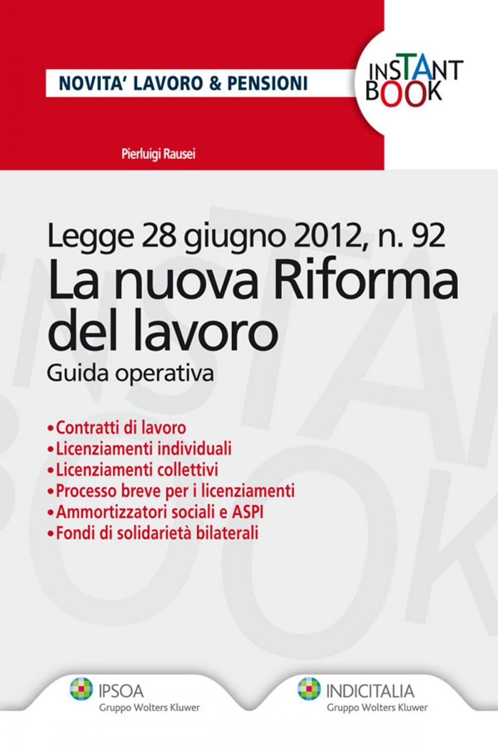 Big bigCover of La Nuova Riforma Del Lavoro