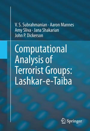 Cover of the book Computational Analysis of Terrorist Groups: Lashkar-e-Taiba by Jeff Sigafoos, Mark F. O'Reilly, Nirbhay N. Singh, Giulio E Lancioni
