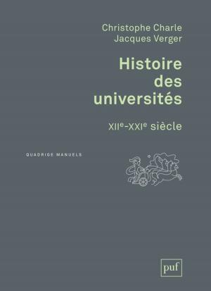 Book cover of Histoire des universités