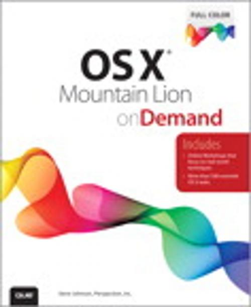 Cover of the book OS X Mountain Lion on Demand by Steve Johnson, Pearson Education