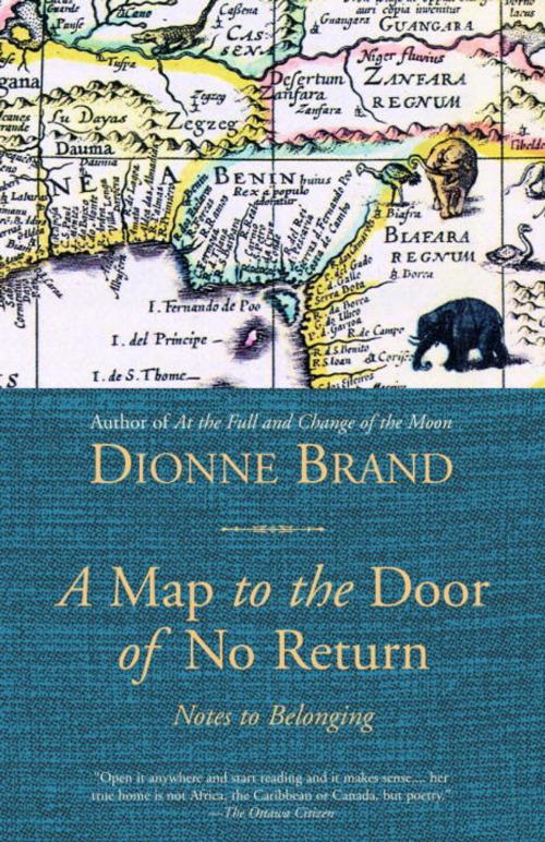 Cover of the book A Map to the Door of No Return by Dionne Brand, Doubleday Canada