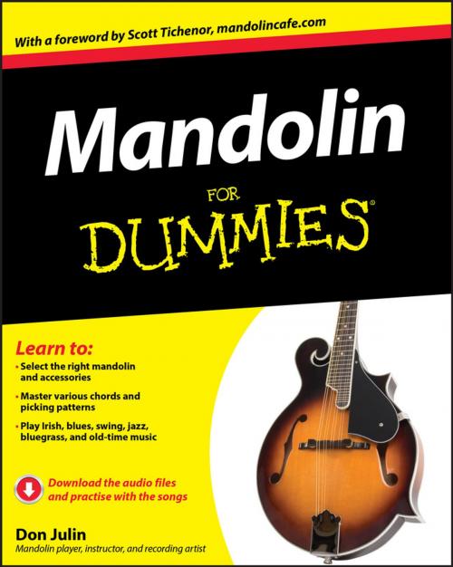 Cover of the book Mandolin For Dummies by Don Julin, Wiley