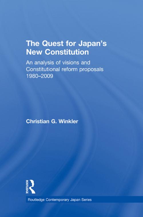 Cover of the book The Quest for Japan's New Constitution by Christian G. Winkler, Taylor and Francis