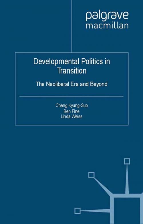 Cover of the book Developmental Politics in Transition by , Palgrave Macmillan UK