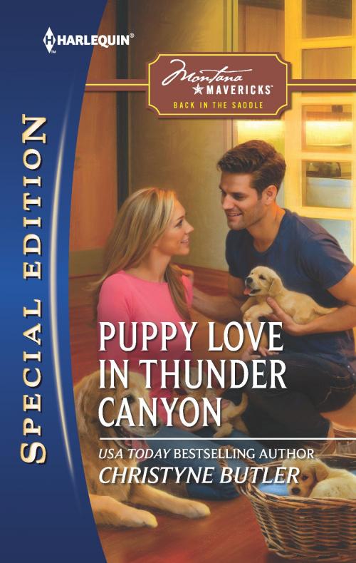 Cover of the book Puppy Love in Thunder Canyon by Christyne Butler, Harlequin