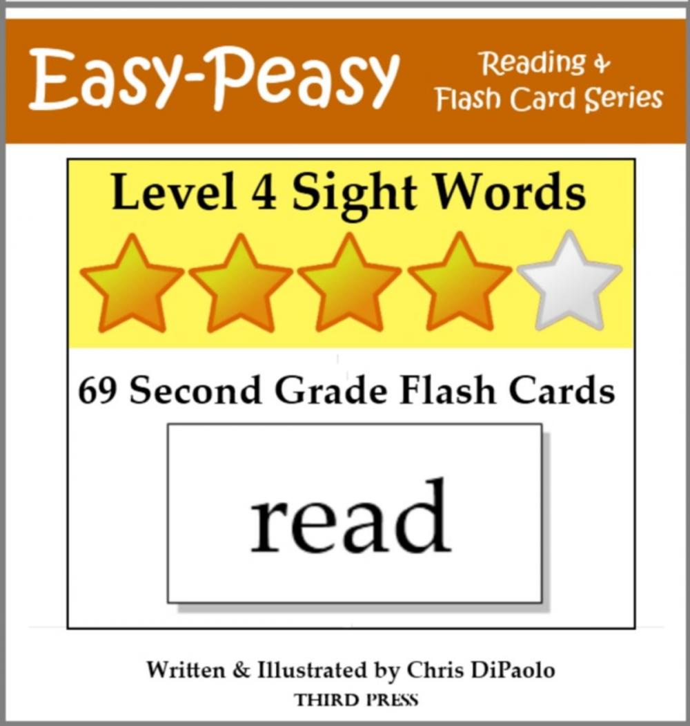 Big bigCover of Level 4 Sight Words: 69 Second Grade Flash Cards