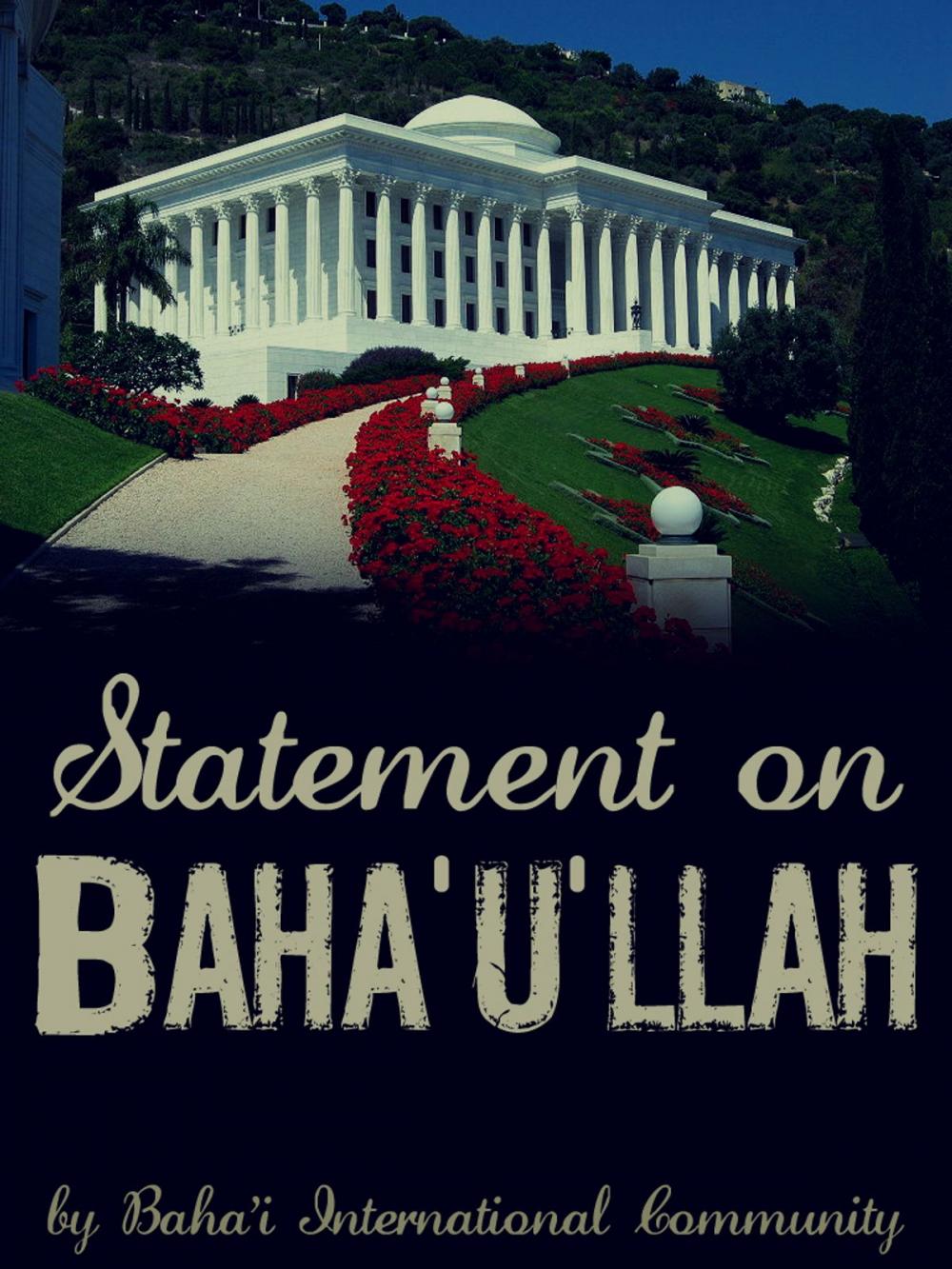 Big bigCover of Statement On Baha'u'llah