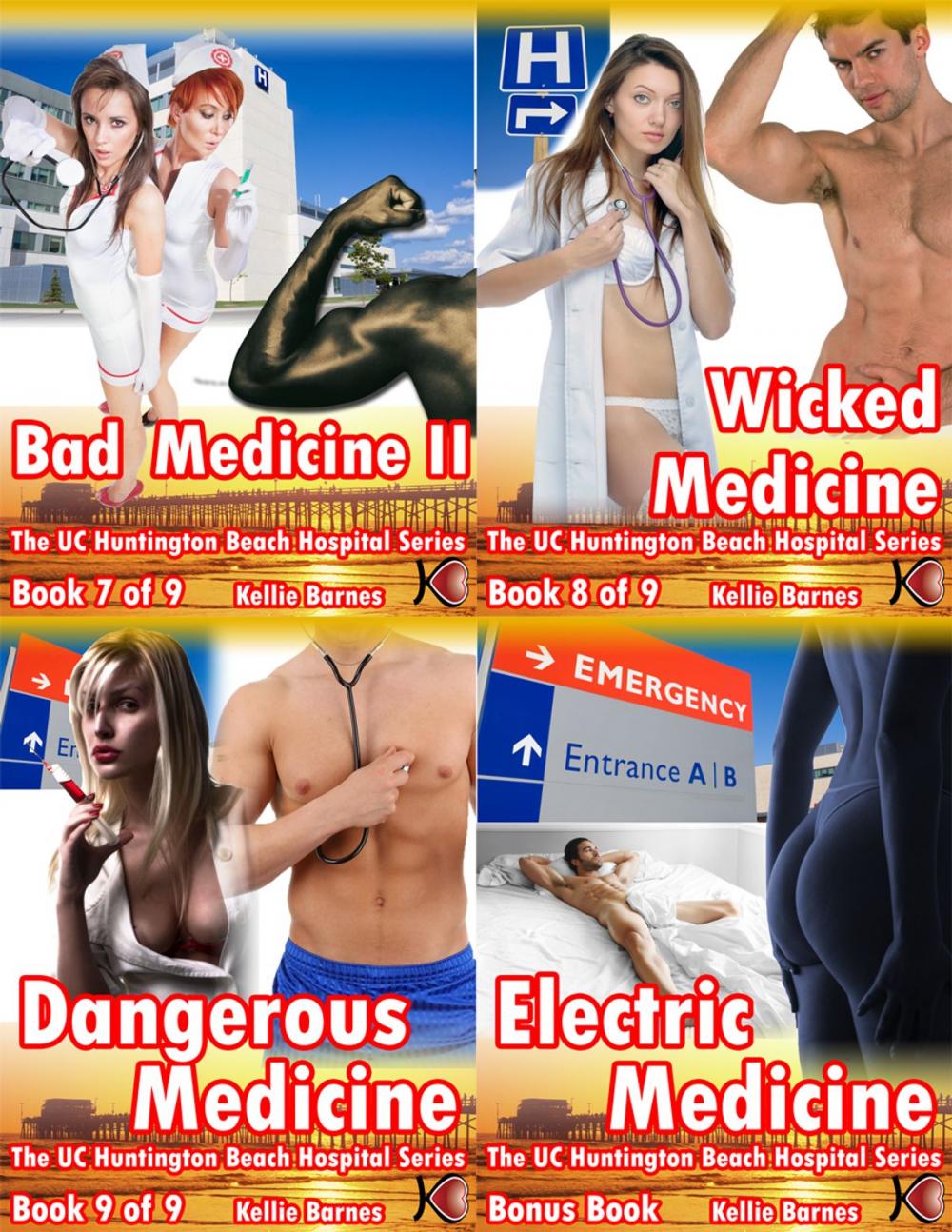 Big bigCover of UC Huntington Beach Hospital Bundle #3: Bad Medicine II, Wicked Medicine, Dangerous Medicine, Electric Medicine (Doctor/Hospital Erotica)