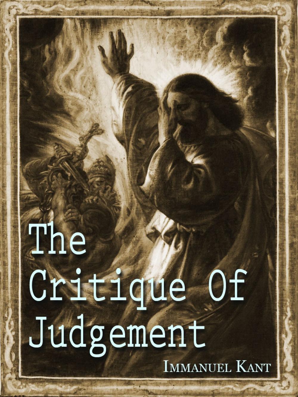 Big bigCover of The Critique Of Judgement