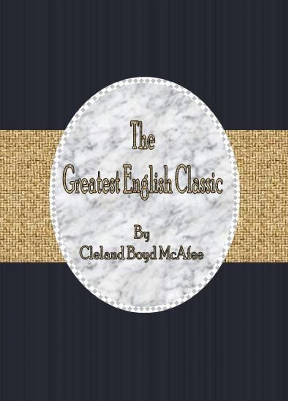 Big bigCover of The Greatest English Classic