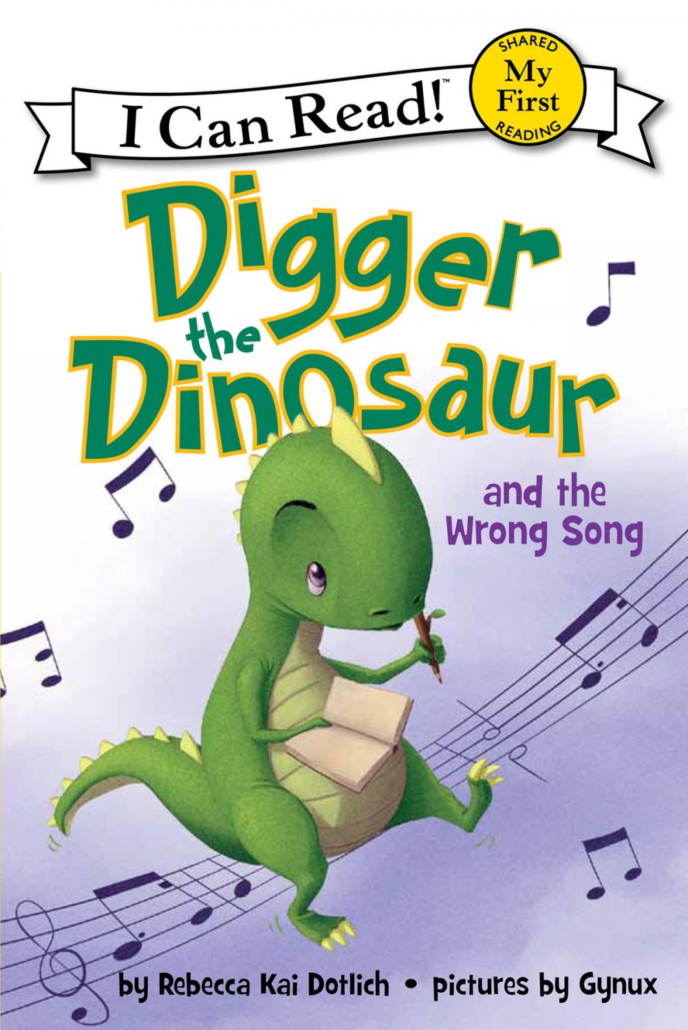 Big bigCover of Digger the Dinosaur and the Wrong Song