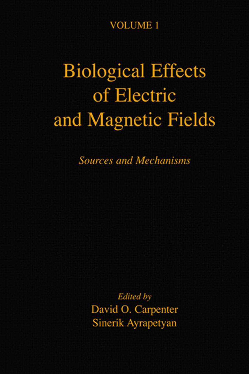 Big bigCover of Biological Effects of Electric and Magnetic Fields