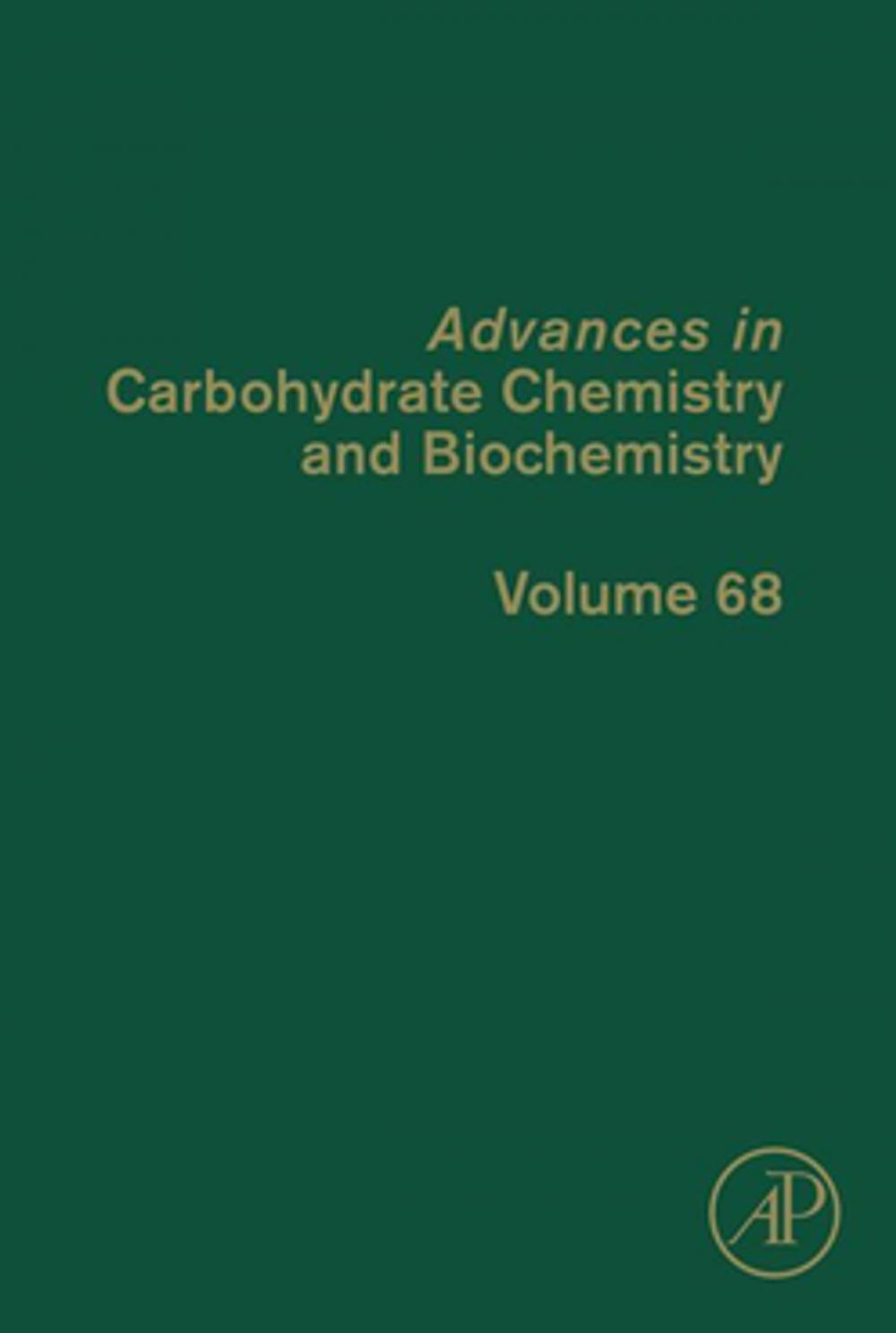 Big bigCover of Advances in Carbohydrate Chemistry and Biochemistry