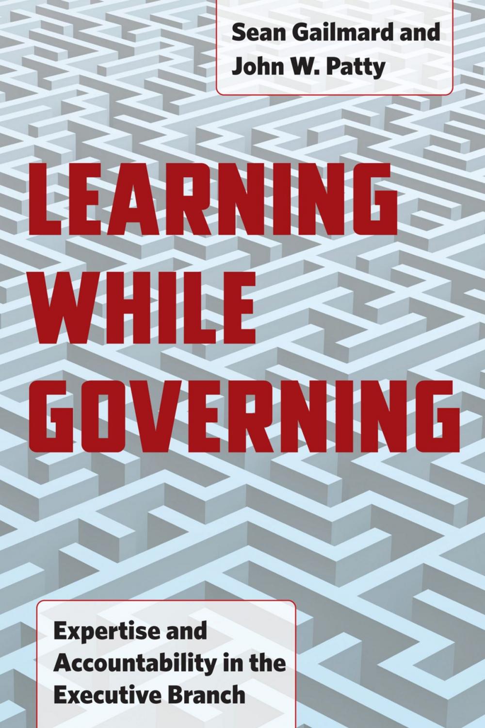 Big bigCover of Learning While Governing