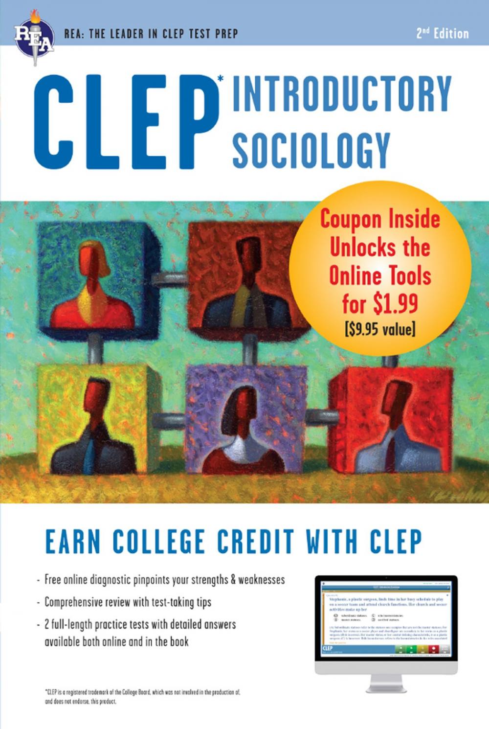 Big bigCover of CLEP Introductory Sociology with Online Practice Exams