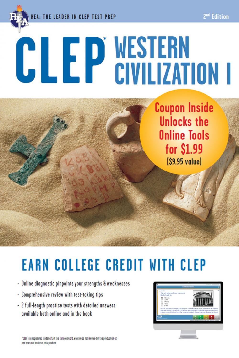 Big bigCover of CLEP Western Civilization I with Online Practice Exams