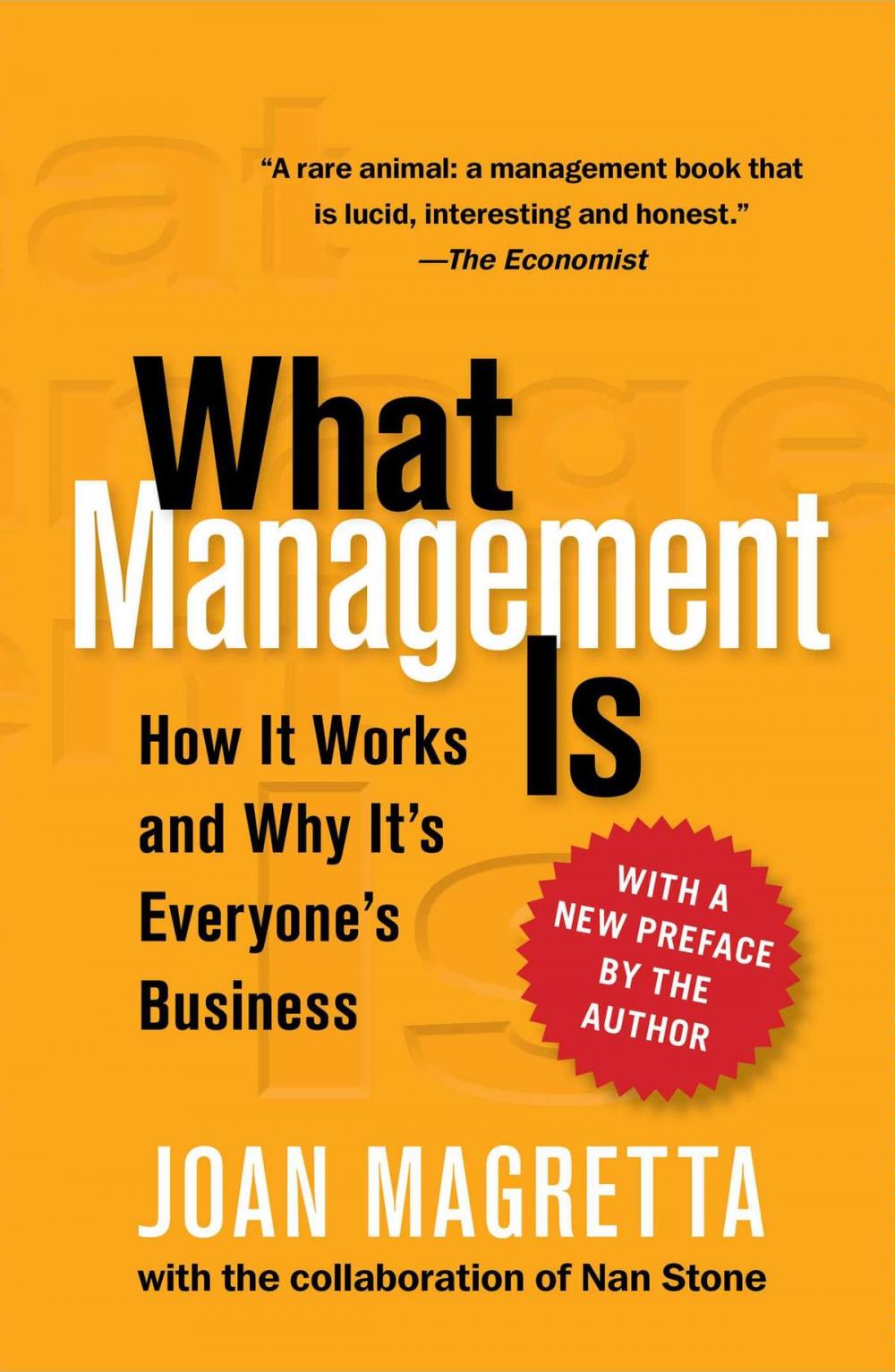 Big bigCover of What Management Is