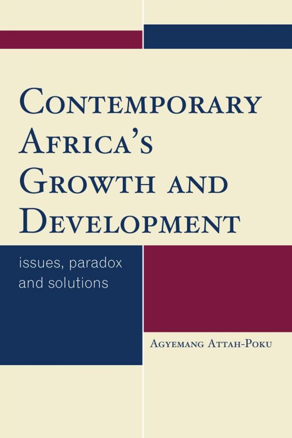 Big bigCover of Contemporary Africa's Growth and Development