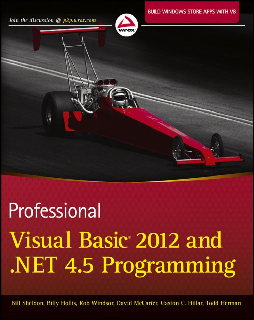 Big bigCover of Professional Visual Basic 2012 and .NET 4.5 Programming