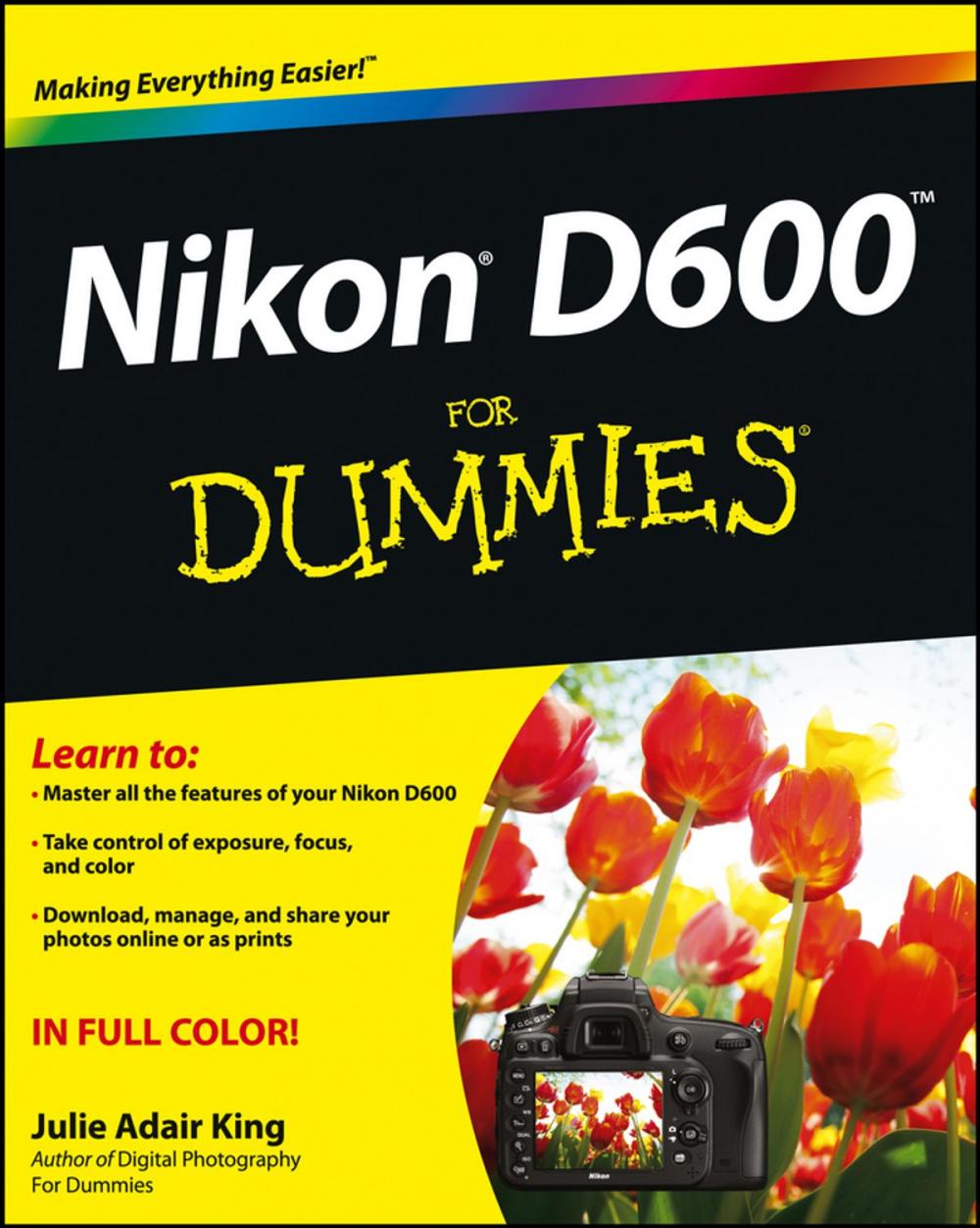 Big bigCover of Nikon D600 For Dummies