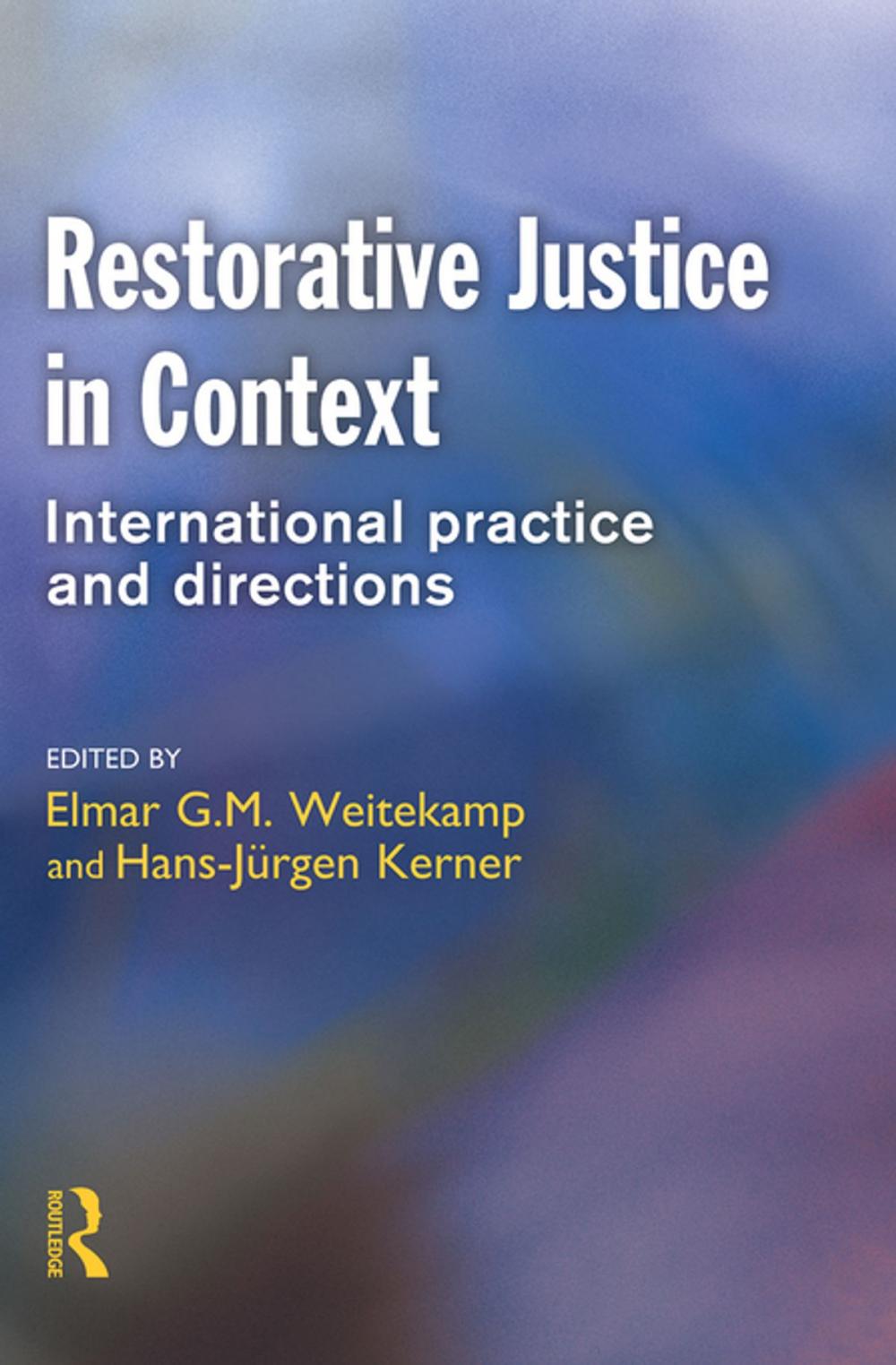 Big bigCover of Restorative Justice in Context