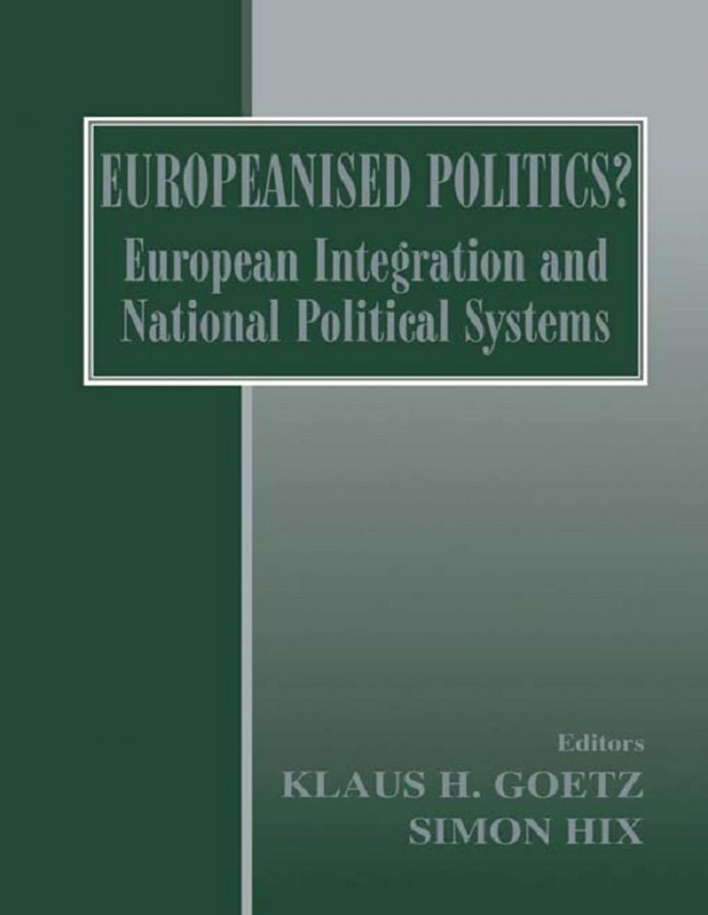 Big bigCover of Europeanised Politics?