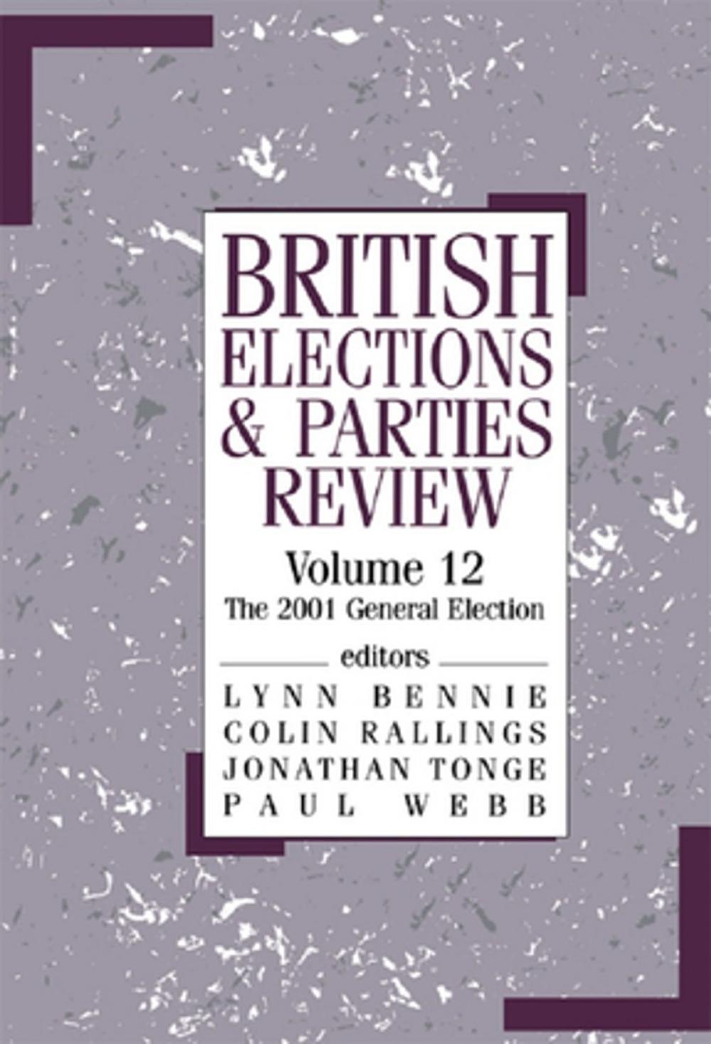 Big bigCover of British Elections & Parties Review