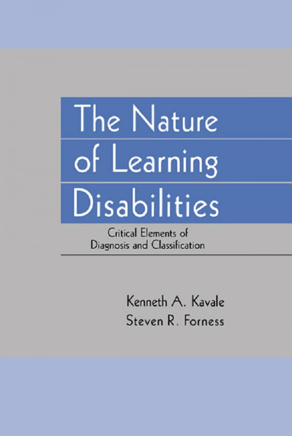 Big bigCover of The Nature of Learning Disabilities