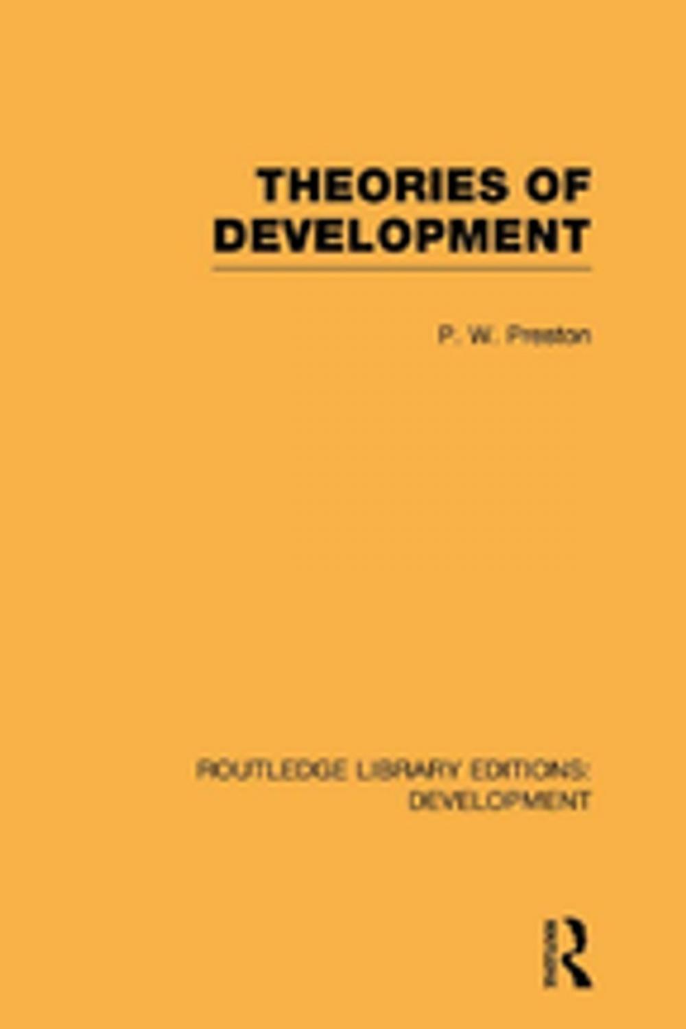 Big bigCover of Theories of Development