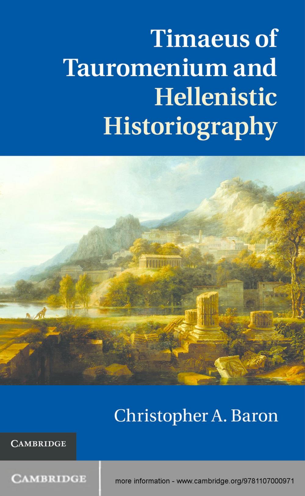 Big bigCover of Timaeus of Tauromenium and Hellenistic Historiography