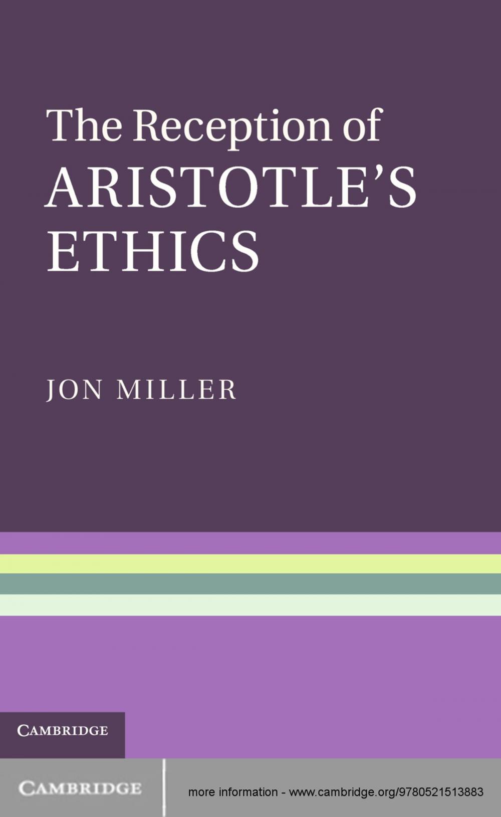 Big bigCover of The Reception of Aristotle's Ethics