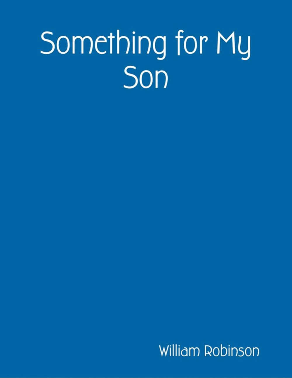 Big bigCover of Something for My Son