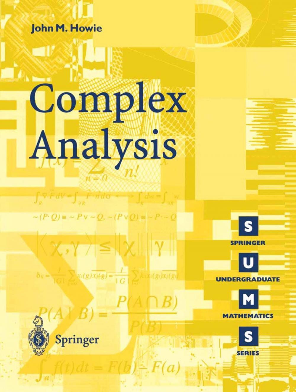 Big bigCover of Complex Analysis