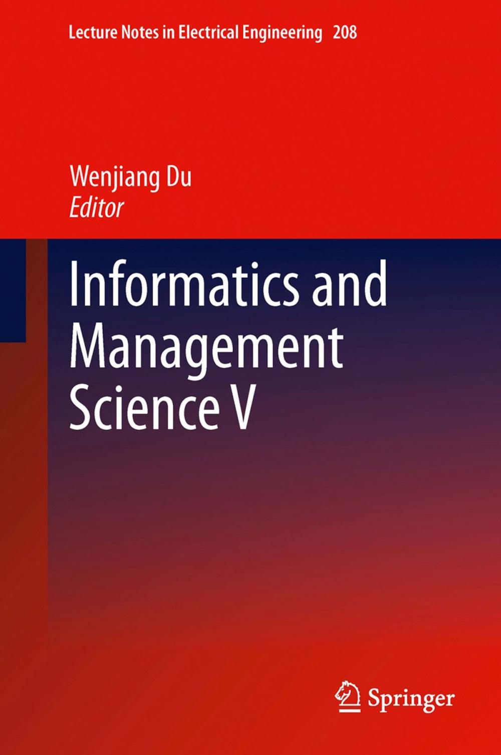 Big bigCover of Informatics and Management Science V