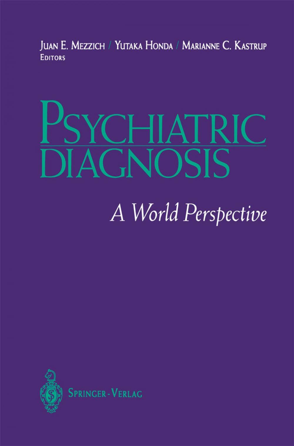 Big bigCover of Psychiatric Diagnosis