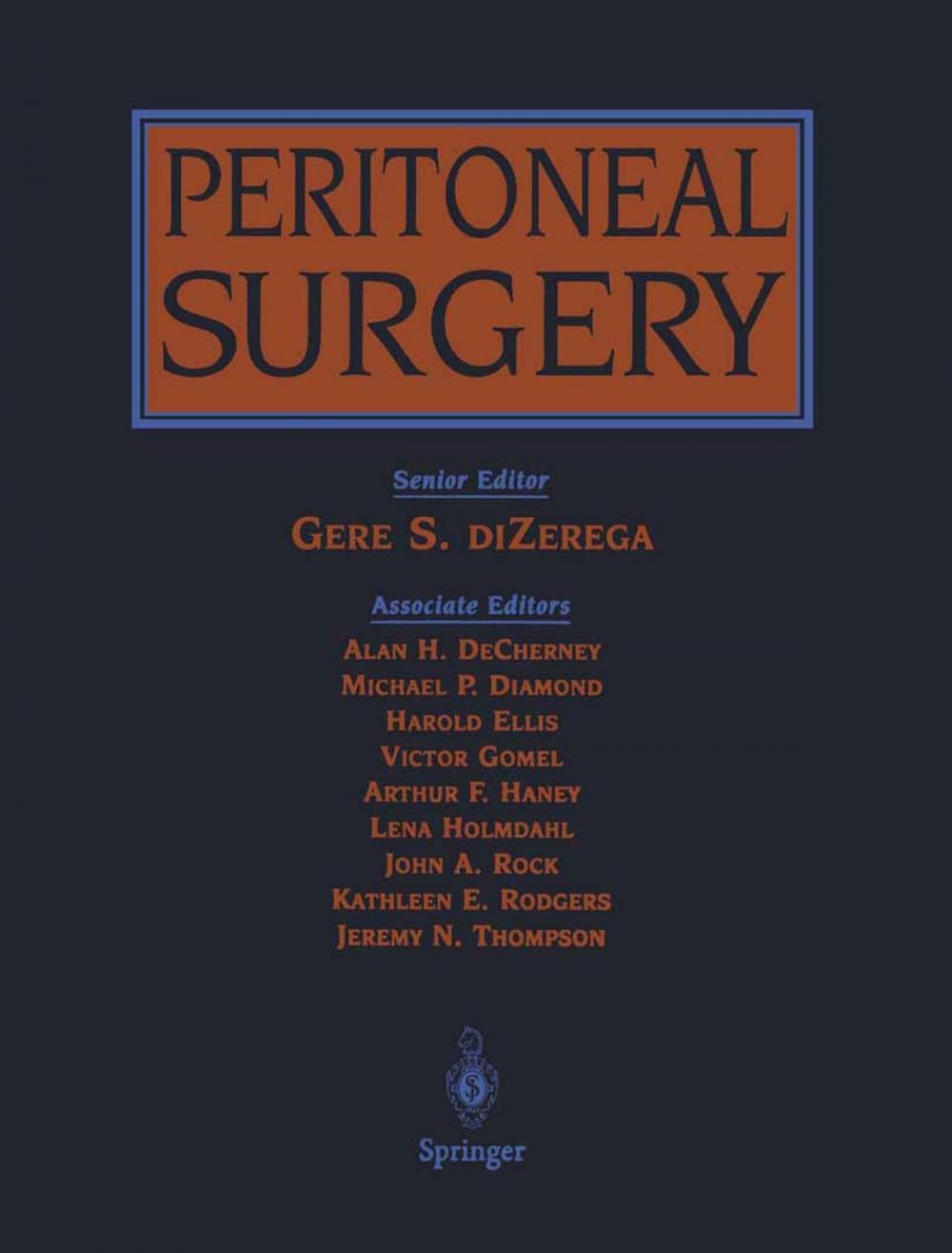 Big bigCover of Peritoneal Surgery